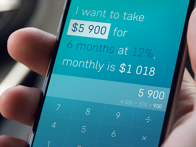 Daily Ui / Smart calculator 004 calc calculator dailyui gradient