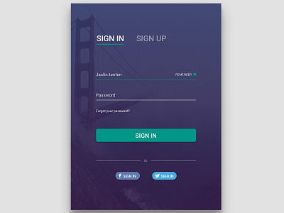 DailyUi #001 Login Form app dailyui day001 design login sign up uiux