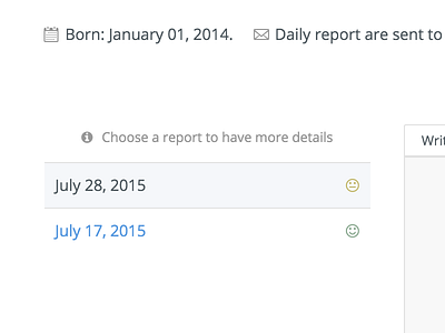Profile page for a student date fontawesome list listing profile saas