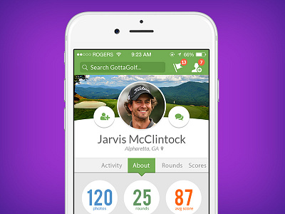 Profile Update Ideas 006 app dailyui profile social