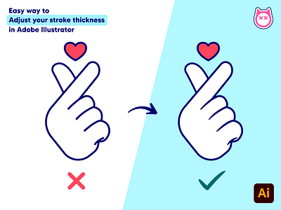 #CatalystTutorial Tutorial Width Stroke Hand🖐🏻✒️ cute drawing hand how to draw how to make icon illustration logo love love sign pentool simple tutorial sketch step by step stroke thickness tutorial width stroke