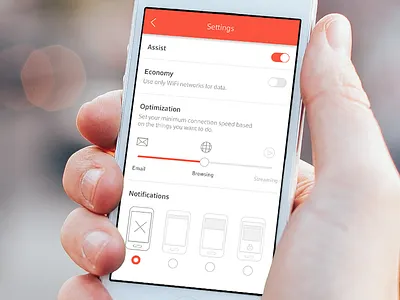 Settings clean dailyui ios iphone settings