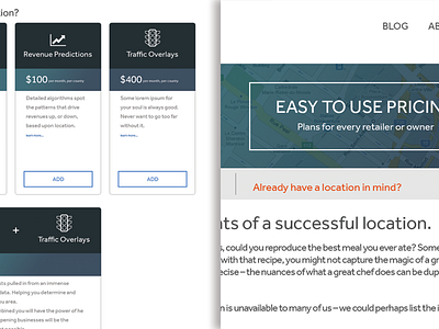 Products Pricing Page idealspot packages page pricing product products template
