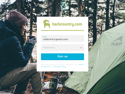 Daily Ui #001 - Sign Up form code dailyui development interface sign up sign up form signup ui ux web