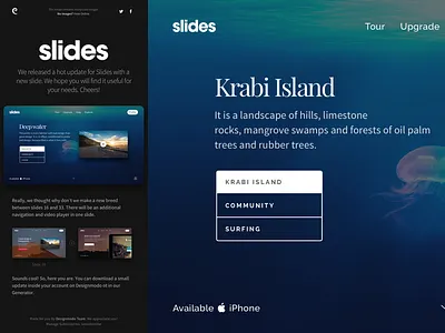 New Slide: Update email slide slides ui ux