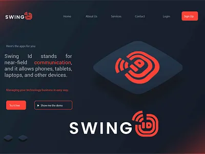 Swing Id Redesign Logo identity mark-04 application brand identity branding branding design brandmark communication creative logo design digital logo hire for designer id logo logo logo design looking minimalist logo modern logo network symbol logo non profit logo redesigner symbol