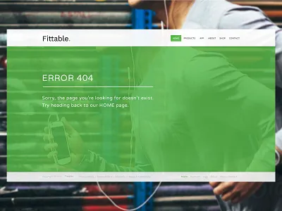 Day 008 404 Page 404 dailyui page ui