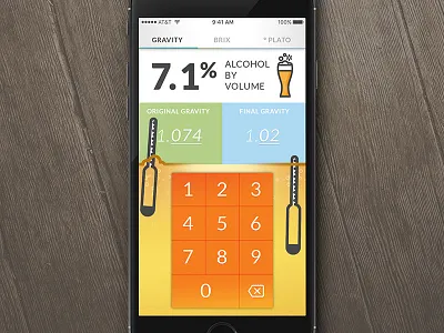 Calculator 004 alcohol beer calculator dailyui dailyui004