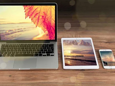 FREE Mac family Office Mockup apple commercial free freebie mockup personal psd