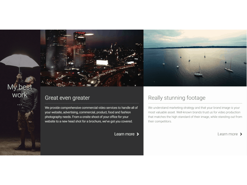 Magic Portfolio - Video Maker Gallery bootstrap css jquery materialdesign mdb