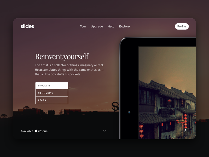 Slide 33 ipad navigation presentation slide slides submenu