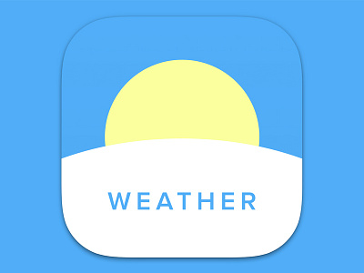 Weather Icon - Dailyui 005 005 dailyui design icon osx ui ux weather web web design. ios