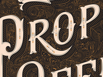 Something Subtle dimensional filigree handlettering lettering maximalism ornament ornamentation ornate pattern typography victorian