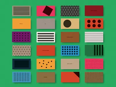 2015 Business Cards branding business cards color paper pattern print