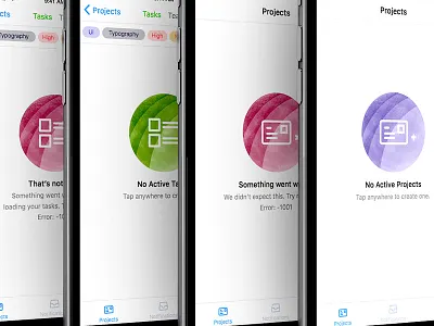 Empty States empty error graphics icons leveled state typography ui visual