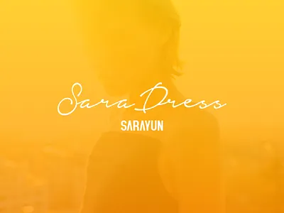 Sara Dress by SaraYun colorful dress fashion logo logodesign mark monogram photo sara sarayun symbol