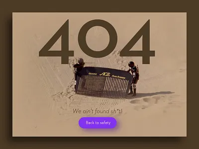Daily UI - Day 8: 404 Page 008 404 daily dailyui design error ui web