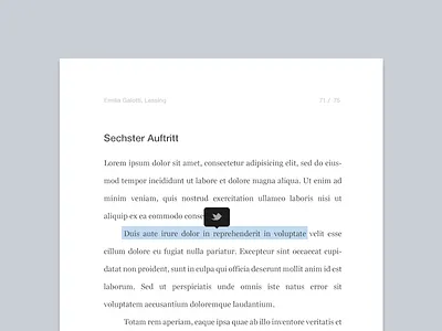 Social Share 010 book challenge dailyui ebook minimal reading share social media twitter ui ux