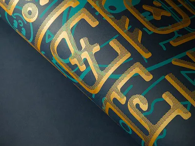 Jack & Type silkscreen posters custom type design halloween graphic design halloween jackolantern poster print screen printing silkscreen typography