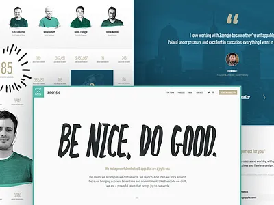 The *New* Zaengle Website agency brand branding clean design identity ui ux web web design website