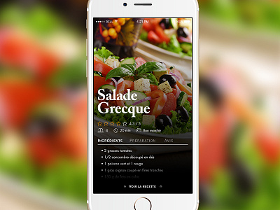 Recipe App app challenge daily ui product recipe ui ux