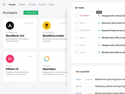 Teamwave Dashboards bangalore cards clean dashboard icons india interface projects teamwave ui ui design ux