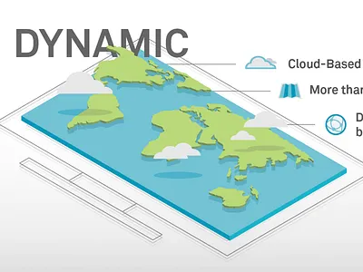 Map-Building Software Info 3d cloud data diagram dimensional dynamic gis infographic iso isometric map software