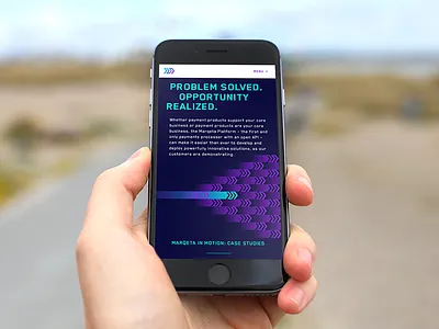 Marqeta 3.0 Solutions (Mobile) api cards fintech iphone 6 mobile payments platform purple responsive