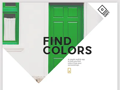 Not So Grey Website abstract application green landing page one page responsive square website