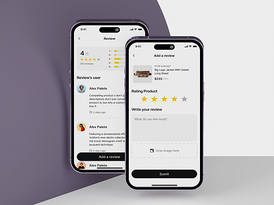 Dakota - Product Review app dakota design ecommerce ios kit mobile shopping template ui