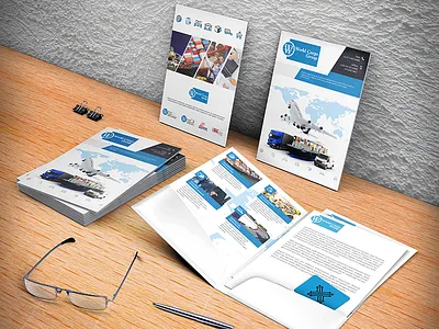 Folder Mockup brand folder proxy studios services stationary wcg