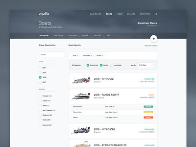 Search Results Admin admin e commerce faceted search material design product search ui ux