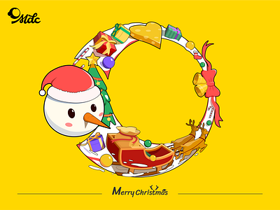 Illustration｜Merry Christmas branding christmas illustration