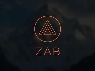 Zab Logo branding cms dev hosting logo saas static zab