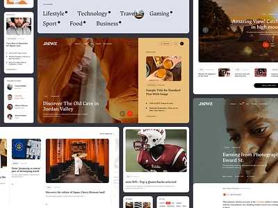 eMagazine site - Newz blog editorial emagazine envato lifestyle magazine news newspaper psdtemplate template theme themeforest ui website wordpress