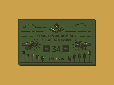 34 Pop-up age alcohol beer brewery error page illustration pop up uiux