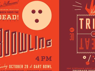 nFusion Halloween 2015 bowling bowling ball candy halloween nfusion orange spooky trick or treat