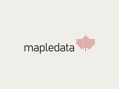 mapledata - Logo Design analytics app branding business chart company data graph logo design logomark maple leaf modern simple software startup statistics symbol tech technology web