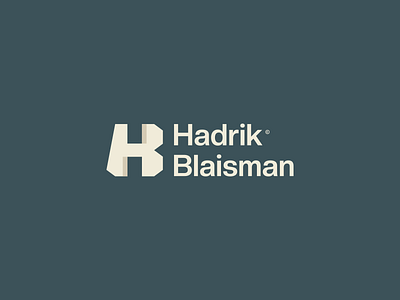Hadrik Blaisman branding character contractor design hb icon inspiration lettermark logo logomark logotype monogram popular symbol vector visualidentity