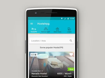 Hostelnpg android lollipop mobile ui ux