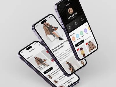 Dakota - Profile app dakota design ecommerce ios kit mobile profile shopping template ui