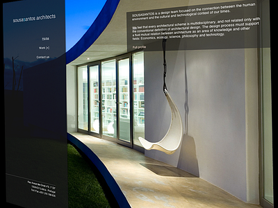 SousaSantos Architects website architects responsive web website