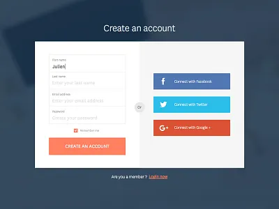 Dailyui 001 Sign Up 001 daily ui sign up