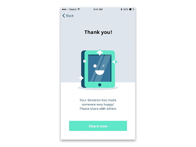 Social Share 010 animation app austin dailyui design iphone 6 mockup mudshock principle share social