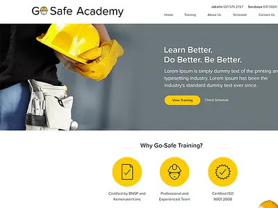 Go Safe Academy corporate mockup