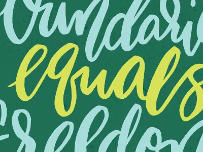 No Boundaries Equals Freedom color colors hand drawn hand lettering hand letters lettering letters monday motivational motivational monday type typography