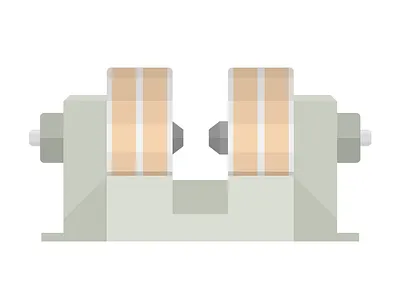 Hall Effect Facility Illustration charge electron facility field illustration magnet magnetic physics scheme science