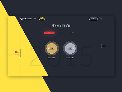 Screen 08 - Awards award awards awwwards case study clean dark design flat porfolio ui ux web