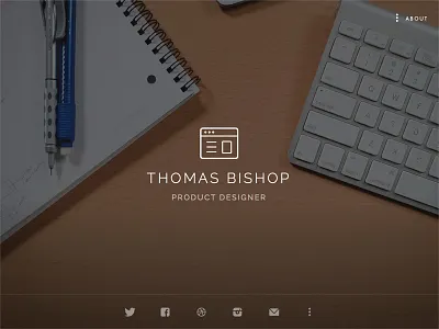 New Personal Site bio icons personal photography raleway social soleil ui