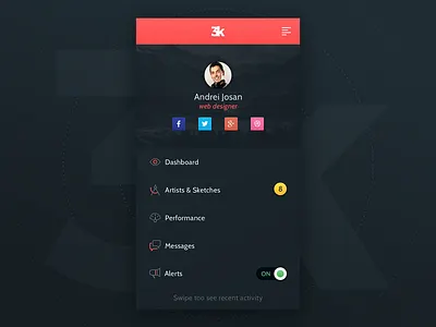 [WIP] Dashboard App UI app dashboard mobile ui